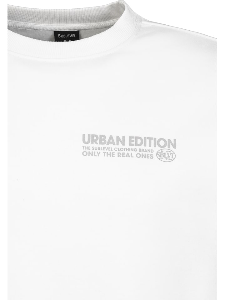 Sublevel Sweatshirt in Weiß günstig kaufen