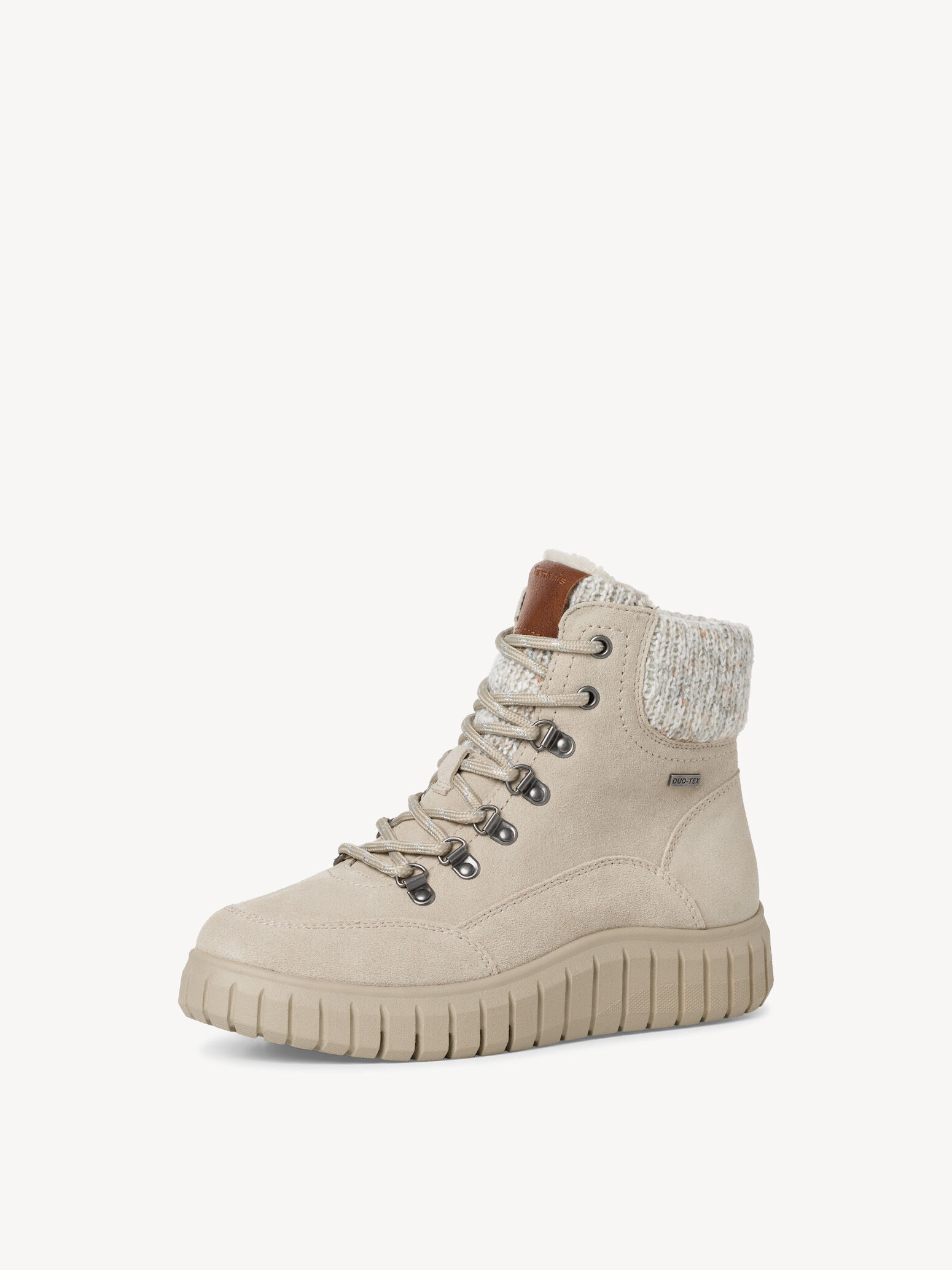 Bottine en cuir - marron