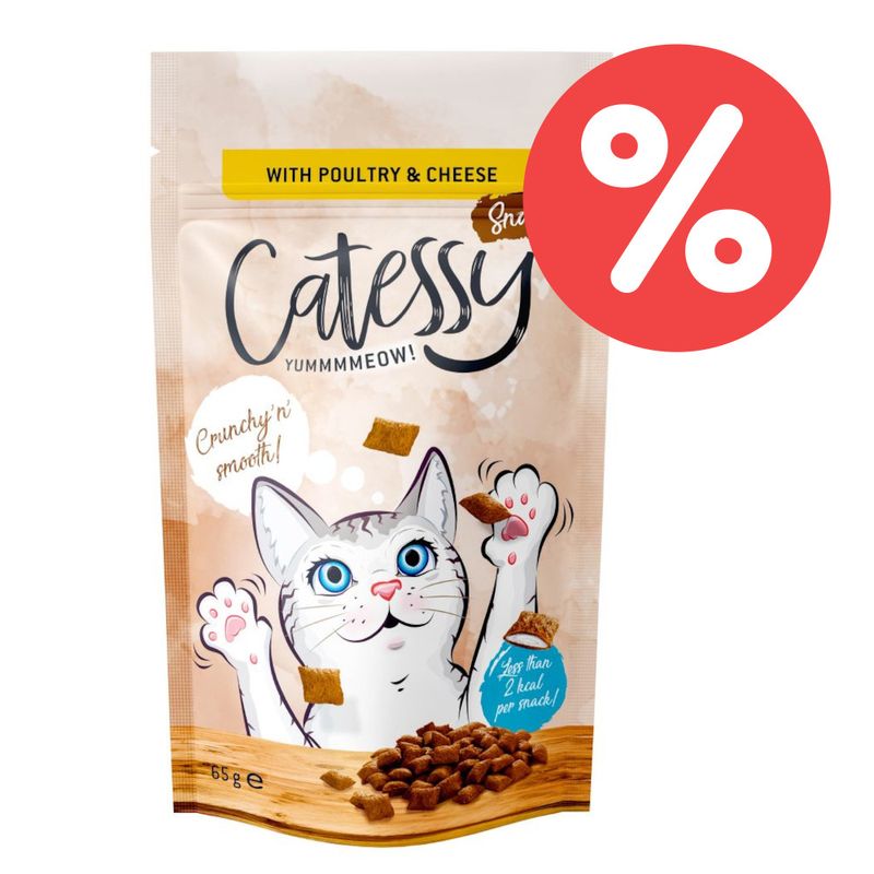 Sparpaket Catessy Knabber-Snacks 5 x 65 g zu TOP-Preisen