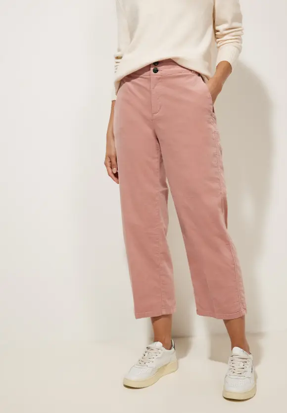 Street One Casual Fit Babycord Hose