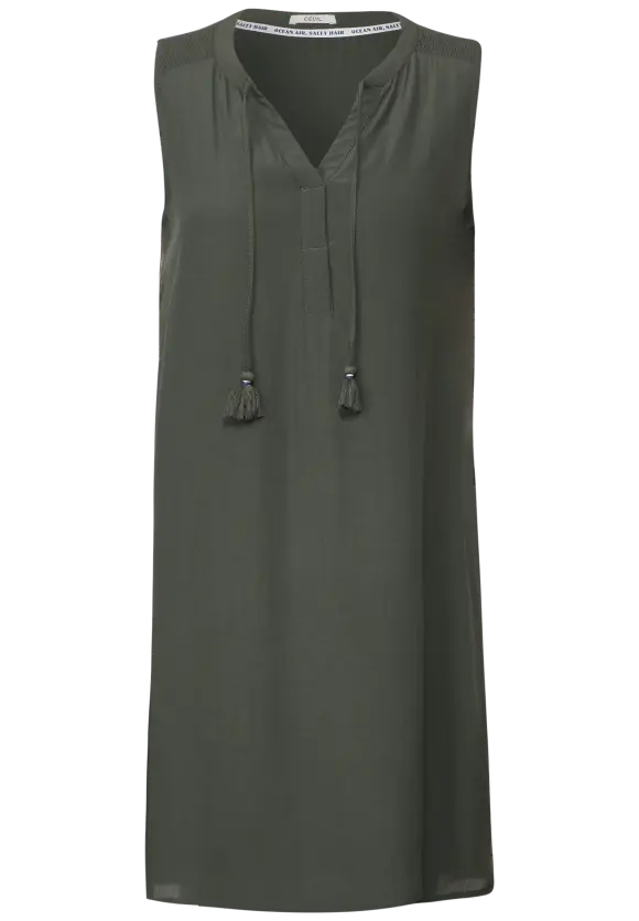 CECIL Crepekleid in Unifarbe