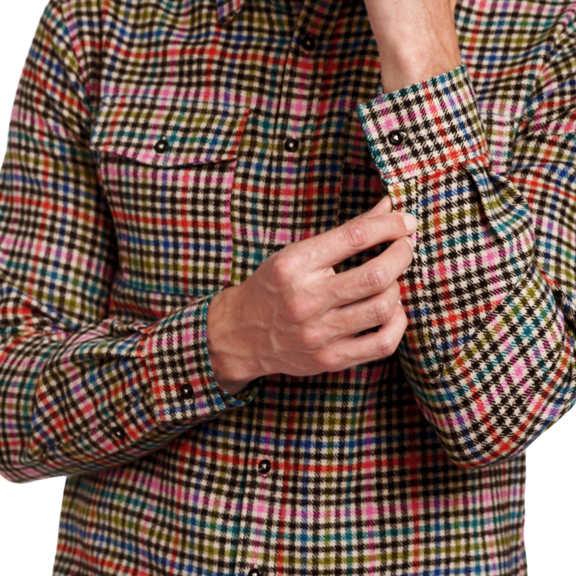 Herren Flanellhemd mit Brusttaschen