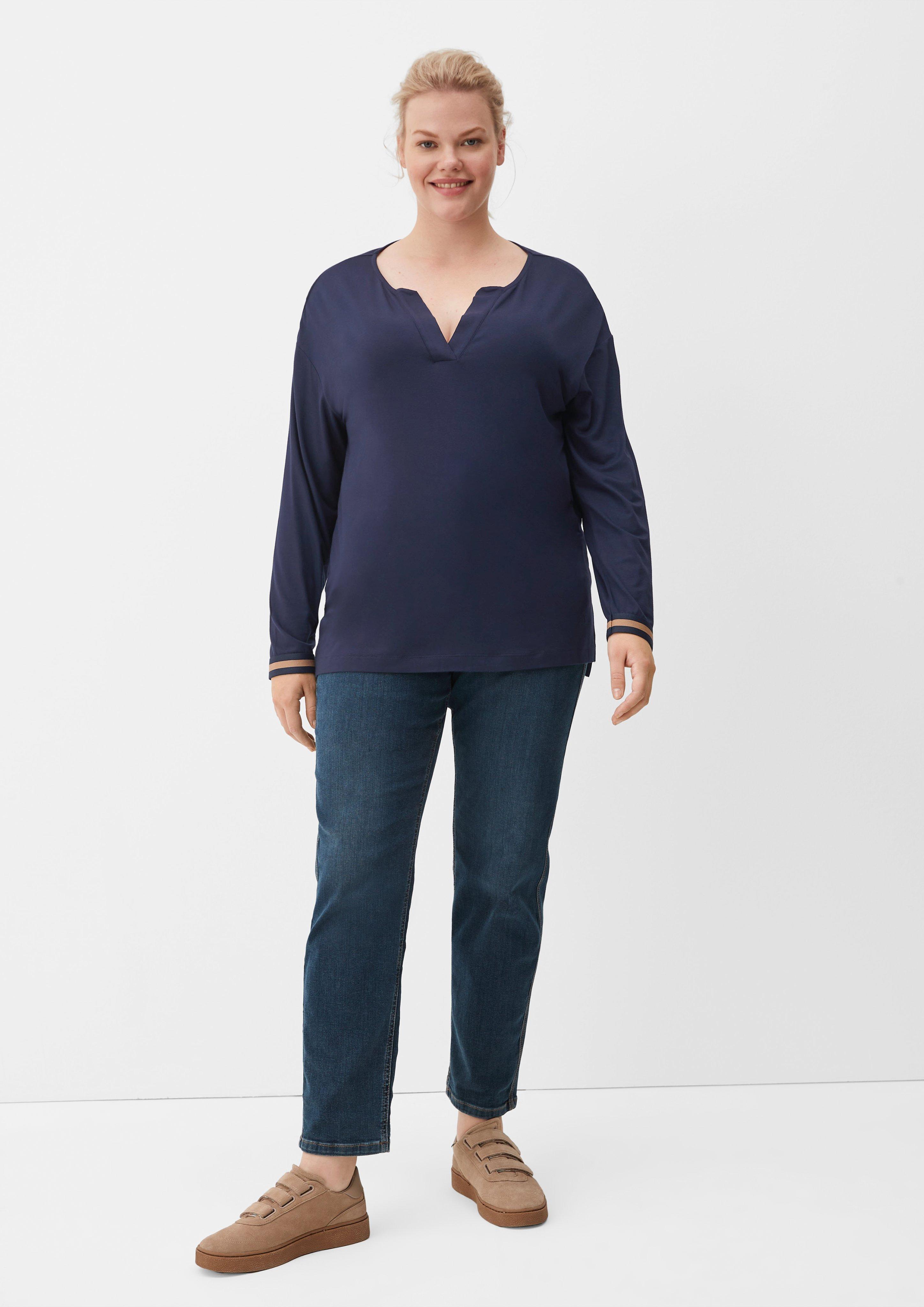 Shirt mit Rippbündchen  2121437-5959