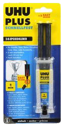 UHU plus schnellfest 2-Komponenten-Epoxidharzkleber 15 g - ATU