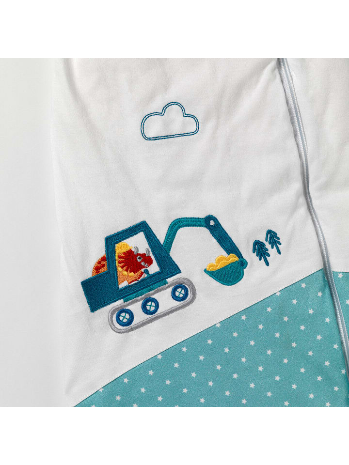 SlumberOrganix Bio Schlafsack mit Füßen, 1.0 Tog in Blau günstig kaufen 74/80