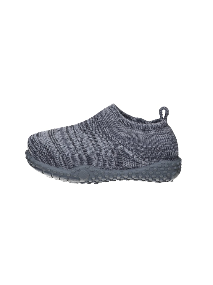 Playshoes Hausschuh Strick in Grau günstig kaufen