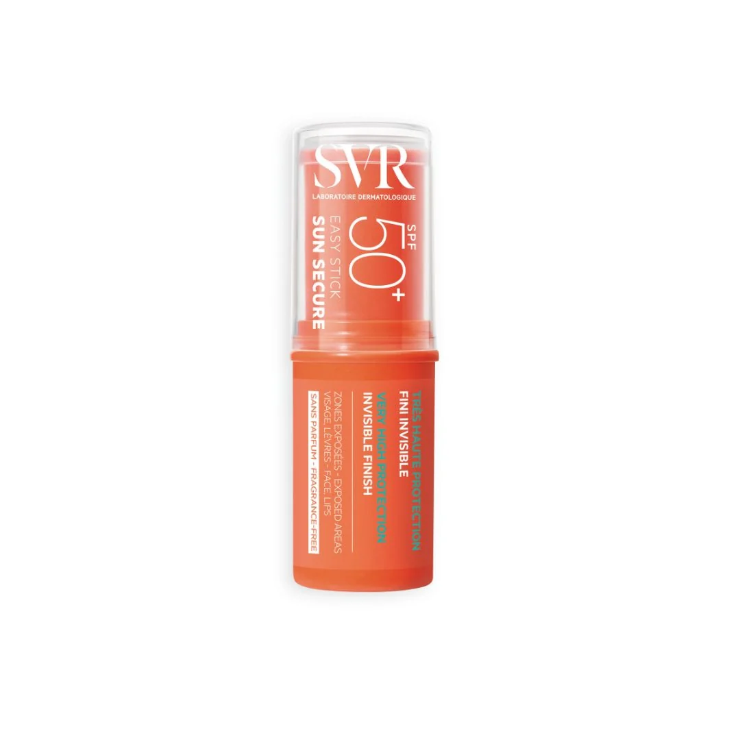 Protector solar en barra Sun Secure Easy Stick SPF50+ - Barra de alta protección solar.