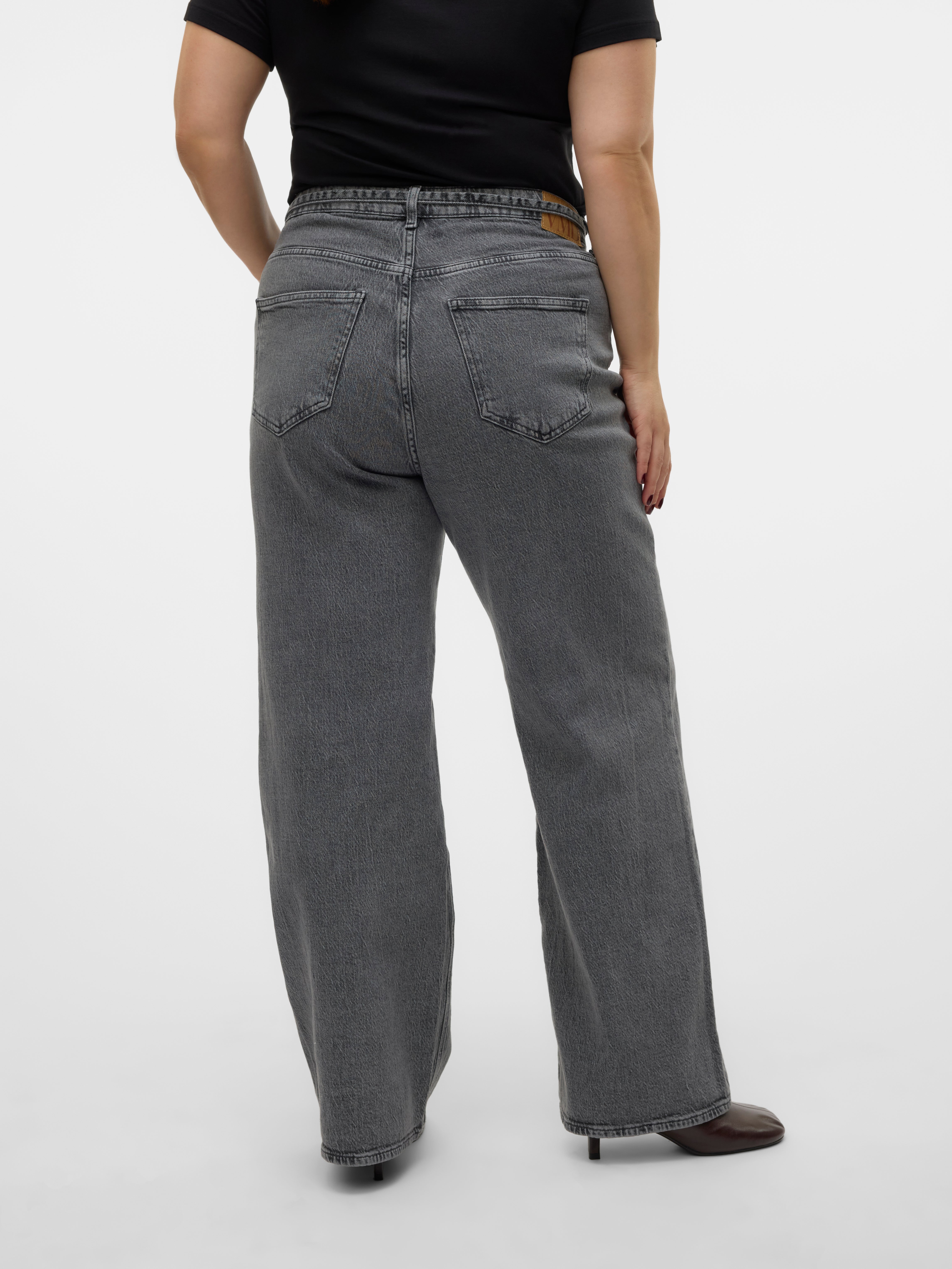 VMCTESSA Hohe Taille Weiter Beinschnitt Jeans