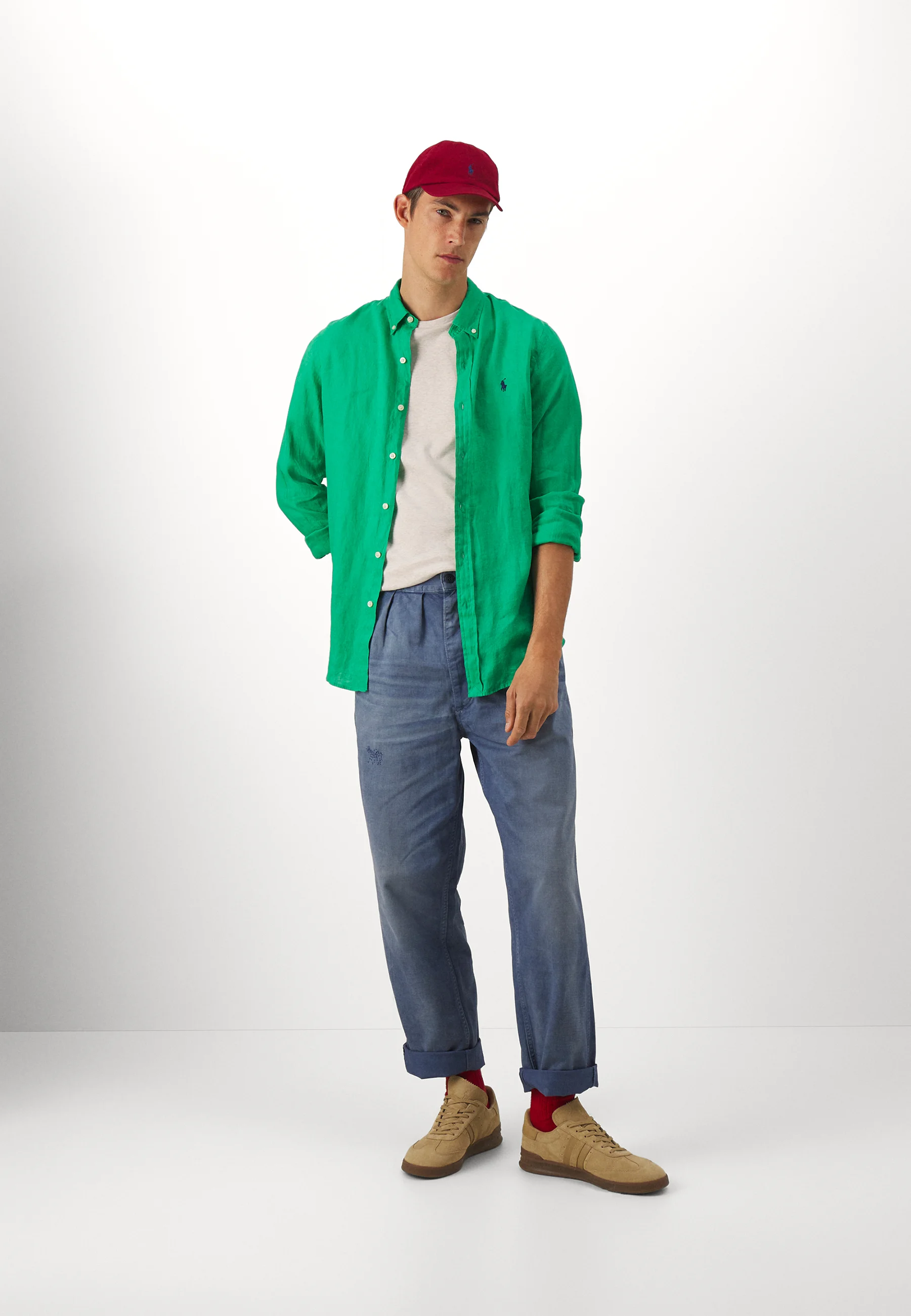 Polo Ralph Lauren Camisa deportiva de manga larga