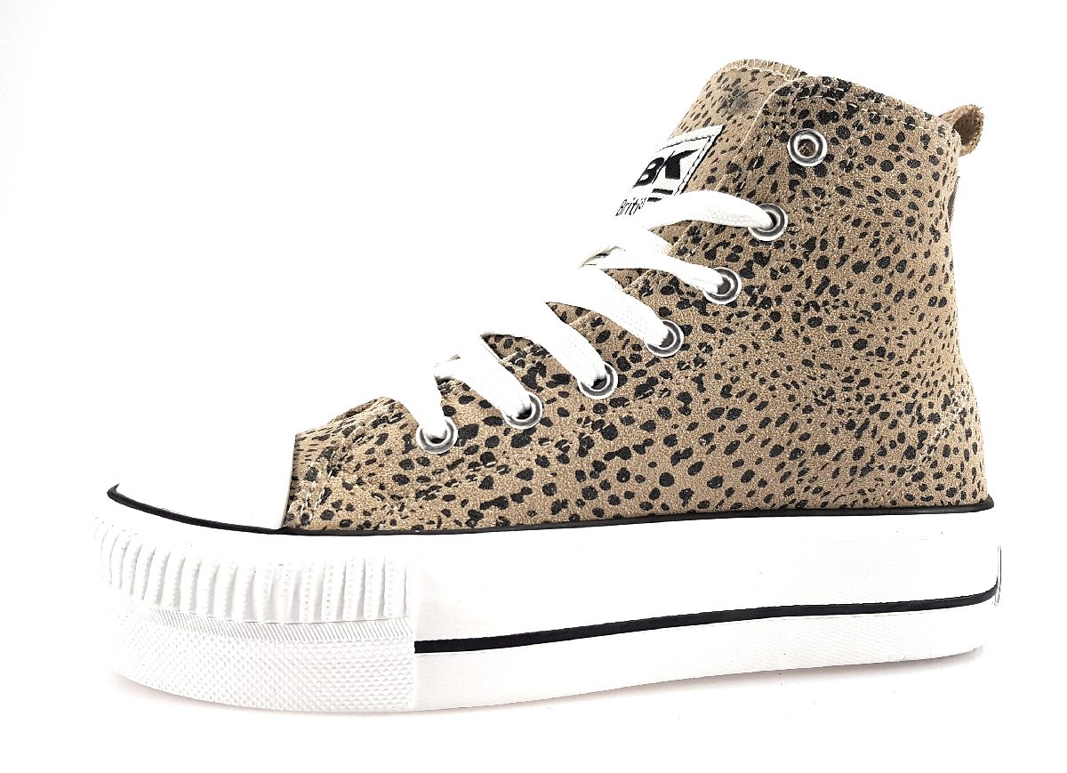 British Knights Kaya Mid B48-3718-02 Beige 02 lt. grey cheetah