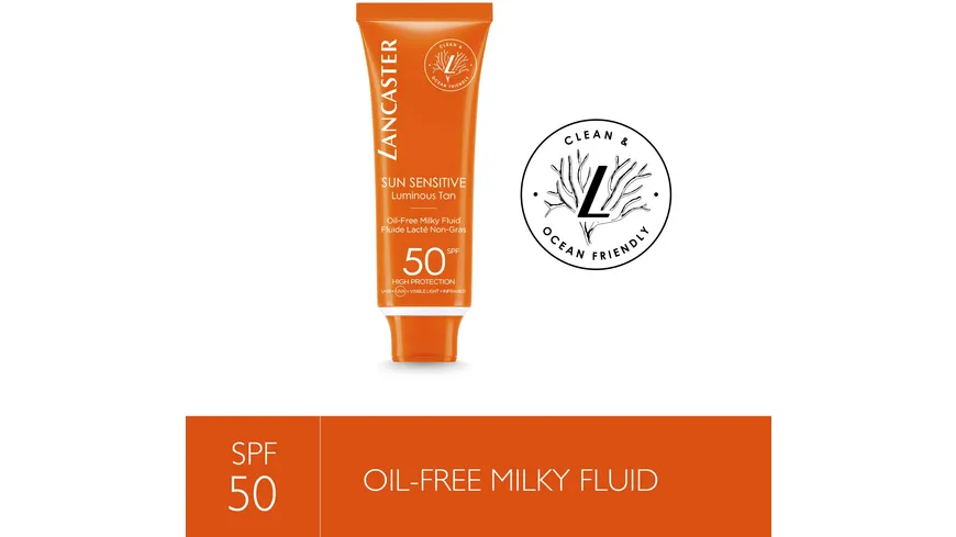 LANCASTER Clean Sun Sensitive Milky Fluid SPF 50 50 ml