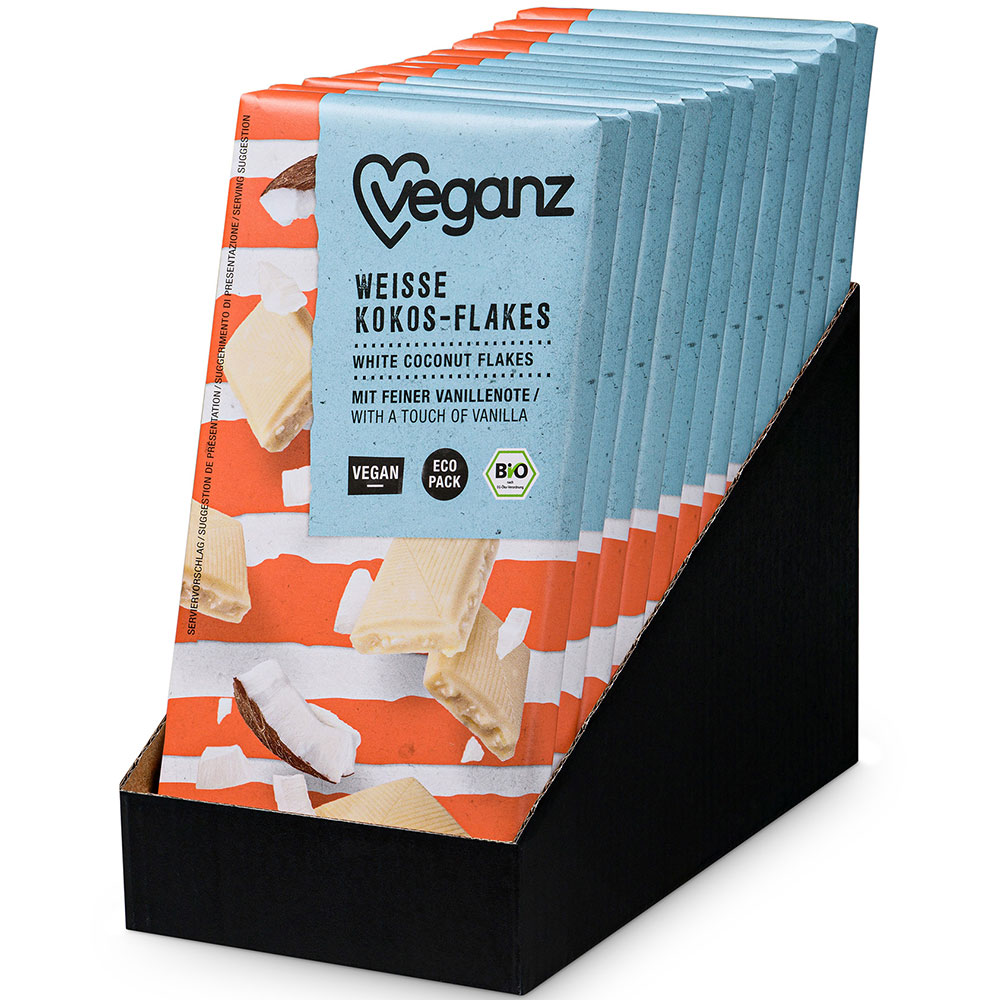 Veganz Weisse Kokos-Flakes Bio 80g