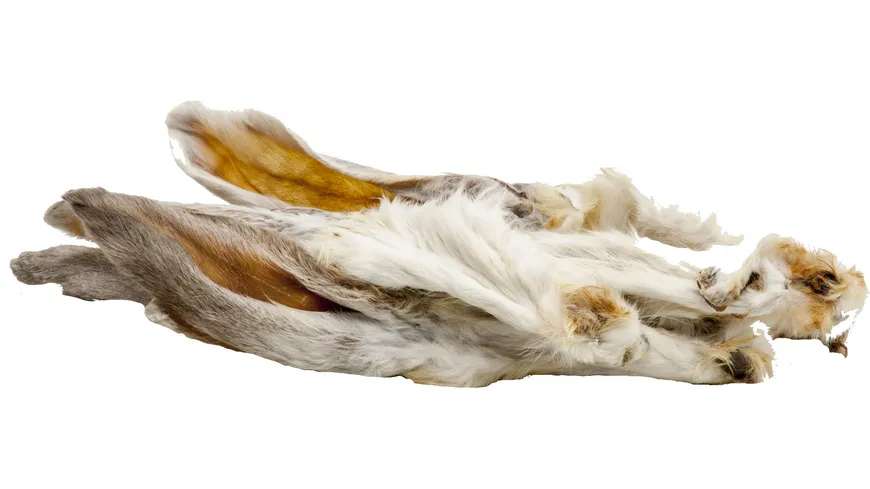 Classic Dog Snack Kaninchenohren mit Fell 100 g