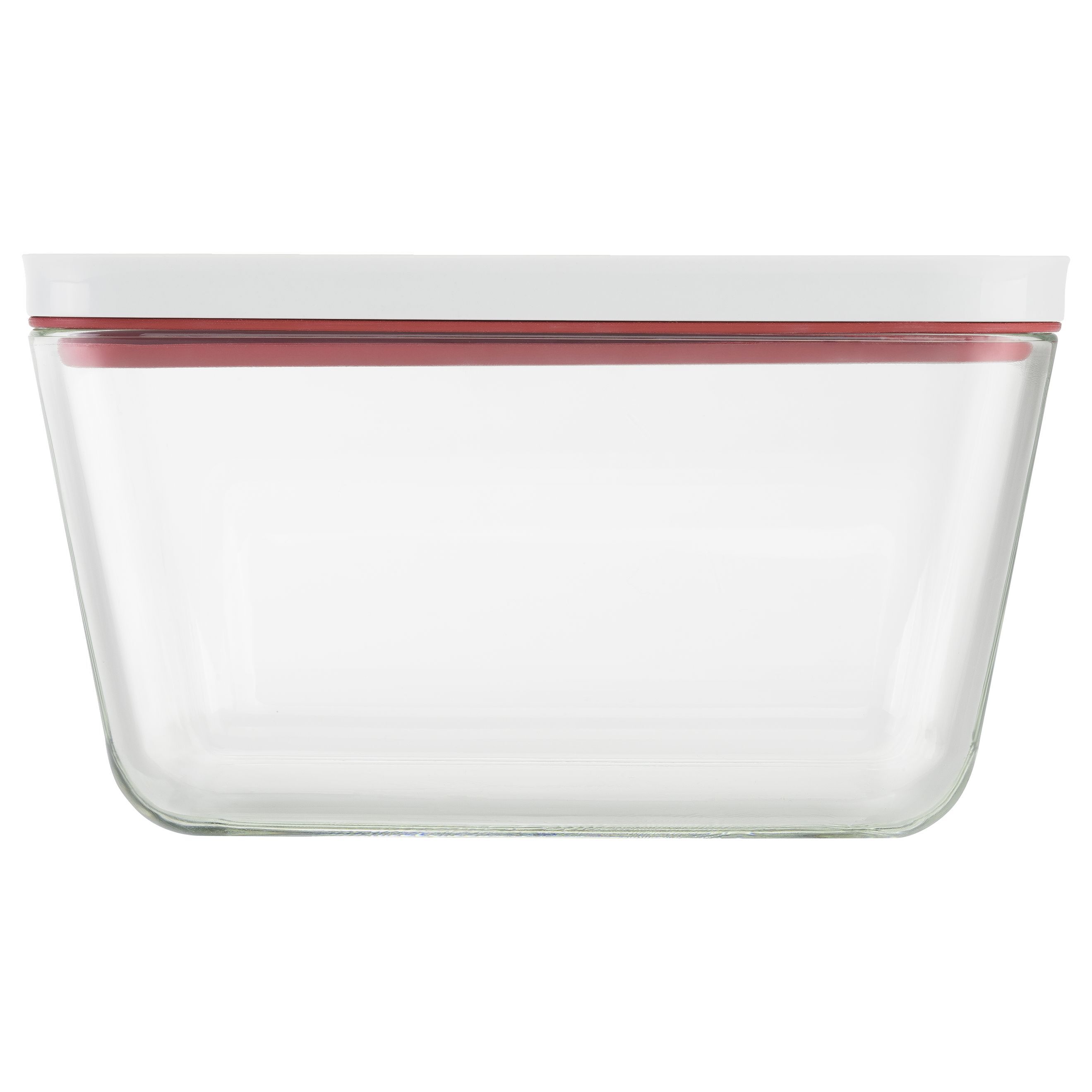 Vakuumbox L, Glas, Rot