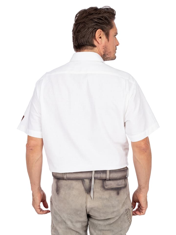 Gipfelstürmer Trachtenhemd 721034-1011 in weiß günstig kaufen
