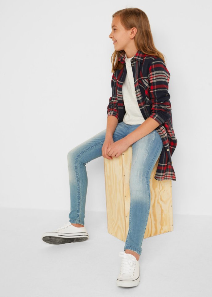 Mädchen Stretch-Jeans