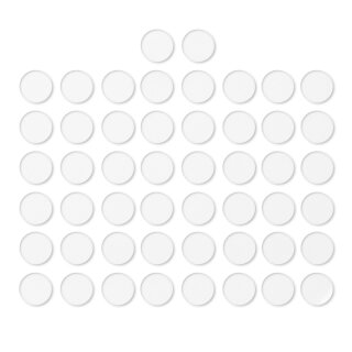 Clear Acrylic Bases: Round 28.5mm (50)