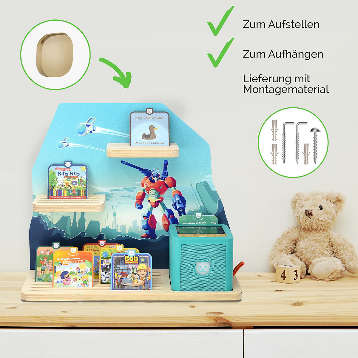 Regal für Musikbox 