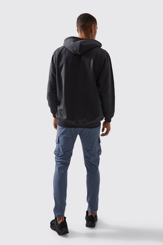 Active Oversize Hoodie mit Rise to the Challenge Print