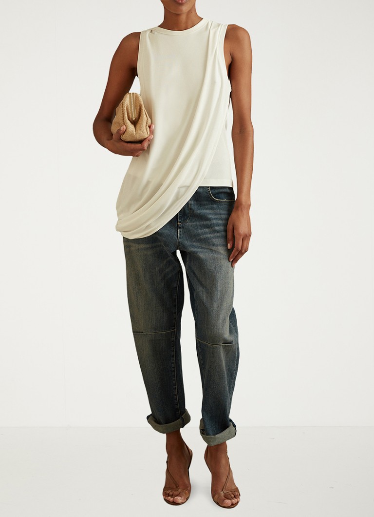 Top Reiss Elva con dettaglio a pieghe