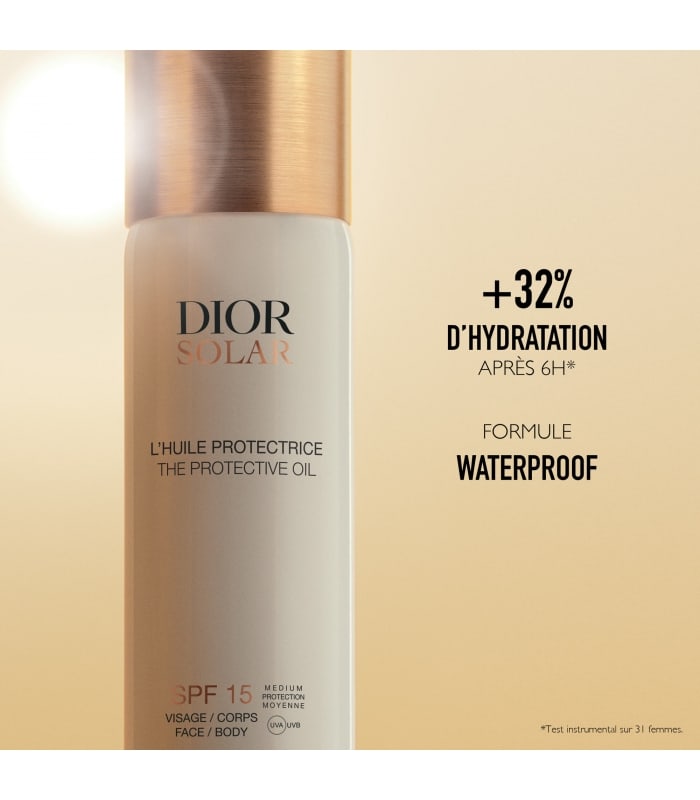 DIOR SOLAR-L'Huile Protectrice Visage et Corps SPF 15 - Huile solaire Spray solaire