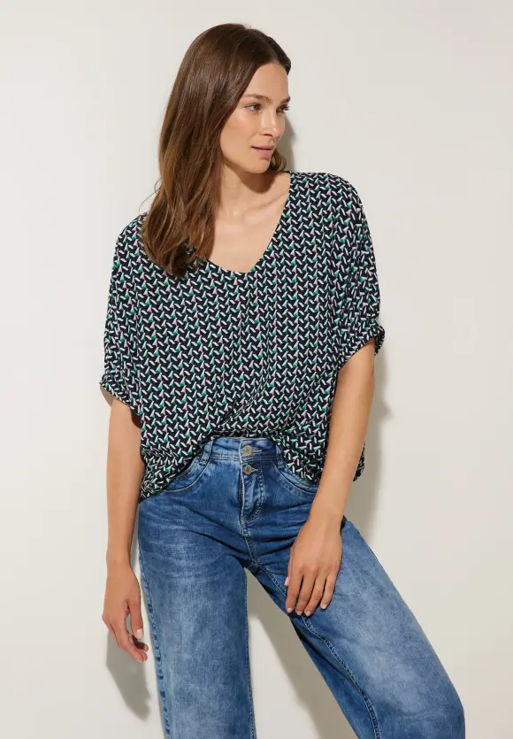 Street One Bluse mit Minimalmuster
