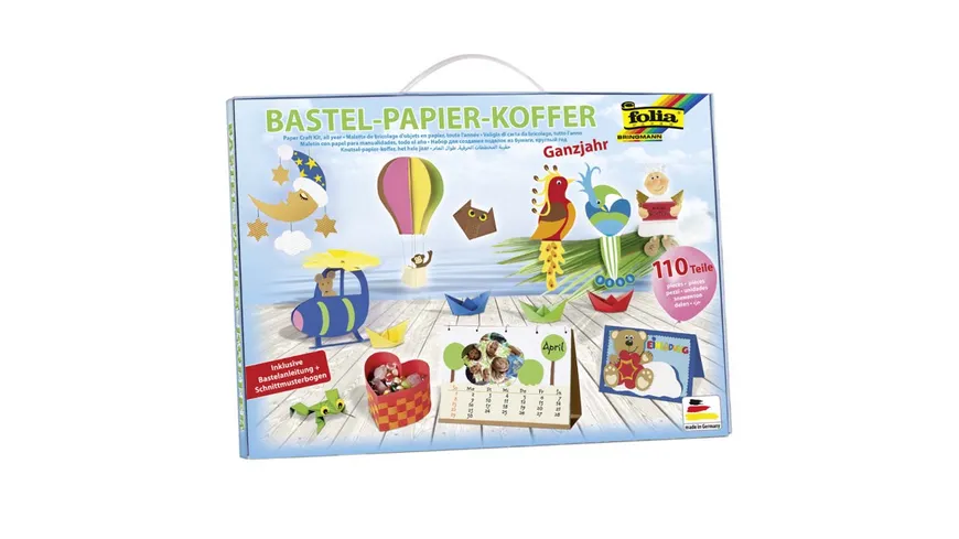 folia Bastel-Koffer Ganzjahr I mehrfarbig