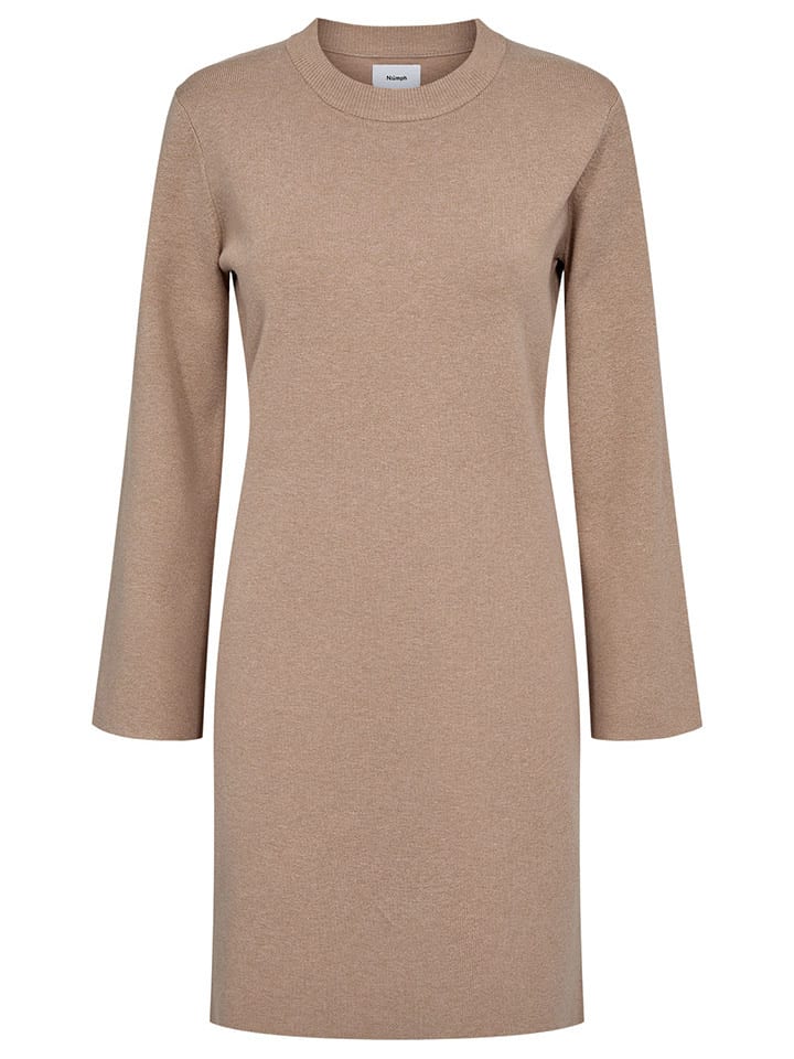 NÜMPH Kleid in Beige günstig kaufen