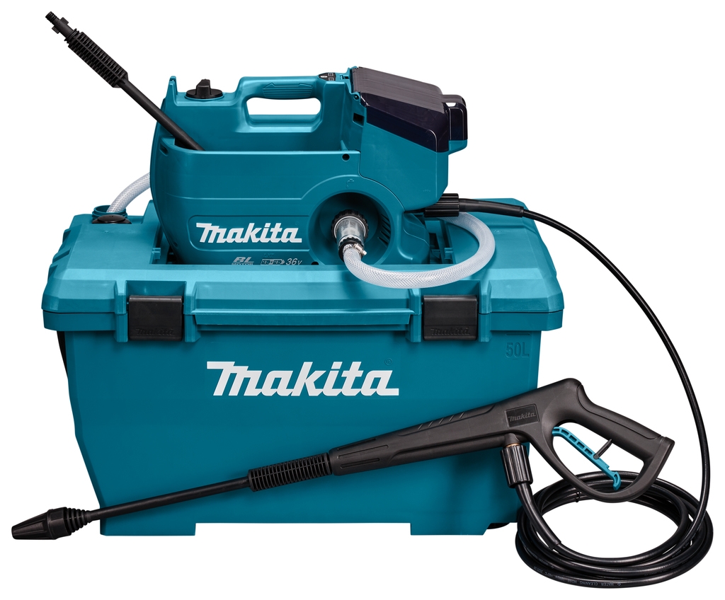 Makita DHW080ZK 2 x 18 V myjka wysokociśnieniowa bez akumulatorów i ładowarki w walizce
