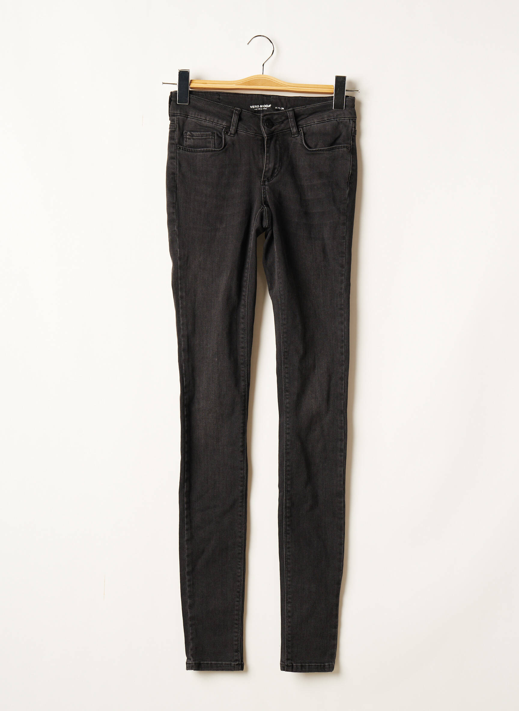 Vero Moda Jeans Skinny Femme couleur gris