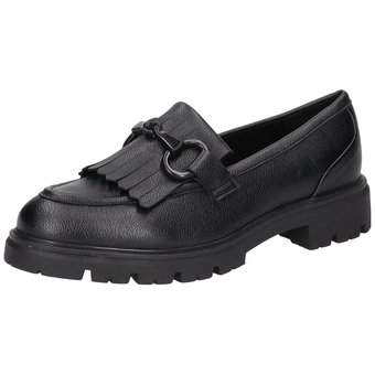 Marco Tozzi Slipper in schwarz