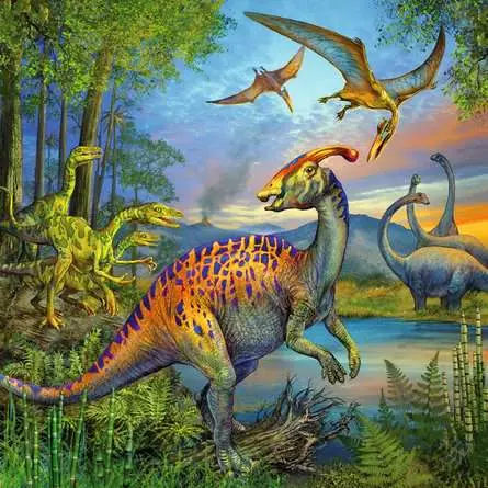Kinderpuzzle ab 5 Jahren - Faszination Dinosaurier - 49 Teile
