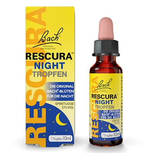 BACHBLÜTEN Original Rescura Night Tro.m.Alkohol  10 ml  Tropfen