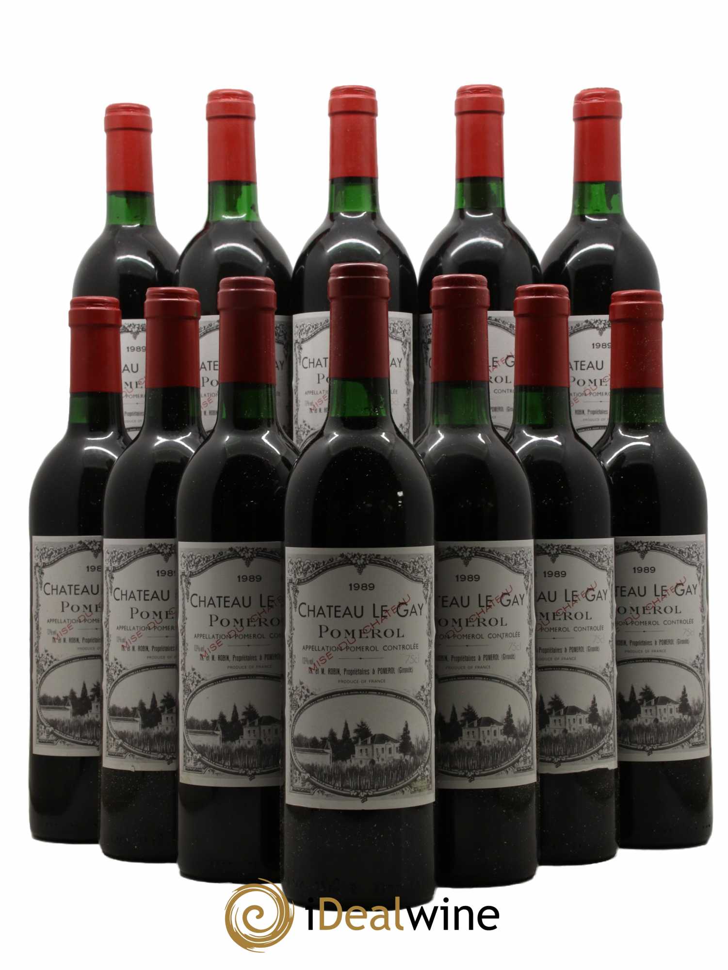 Château Le Gay  1989 - Lot de 12 Bouteilles