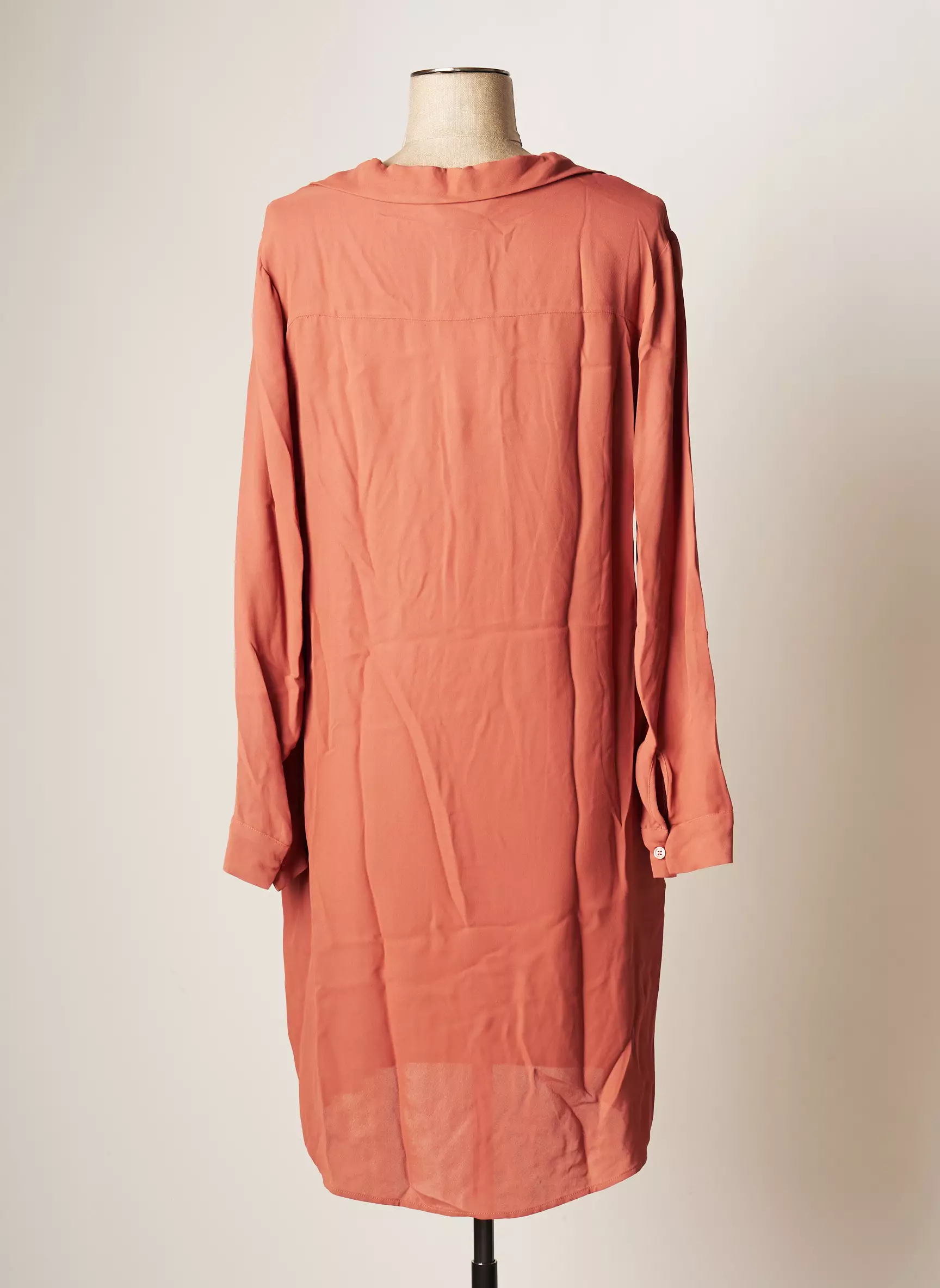 Yaya Robes Mi Longues Femme couleur orange