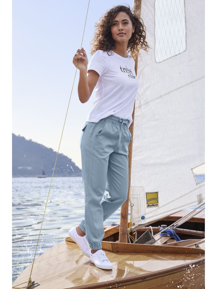 LASCANA Schlupfhose in jeansblau günstig kaufen