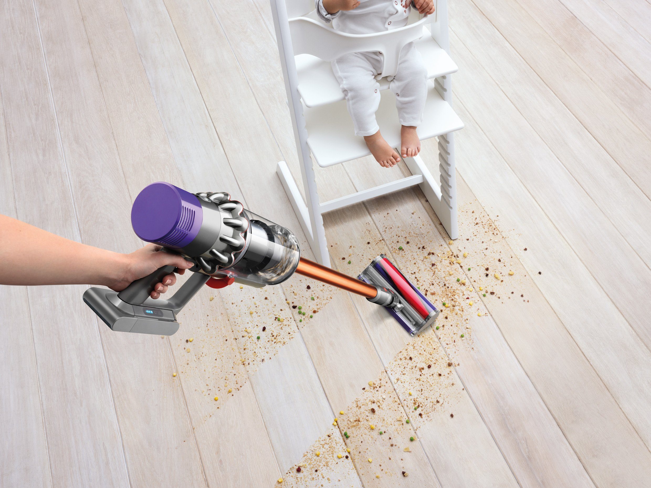 DYSON Akku-Hand-und Stielstaubsauger V10 Absolute, 525 W, Beutellos