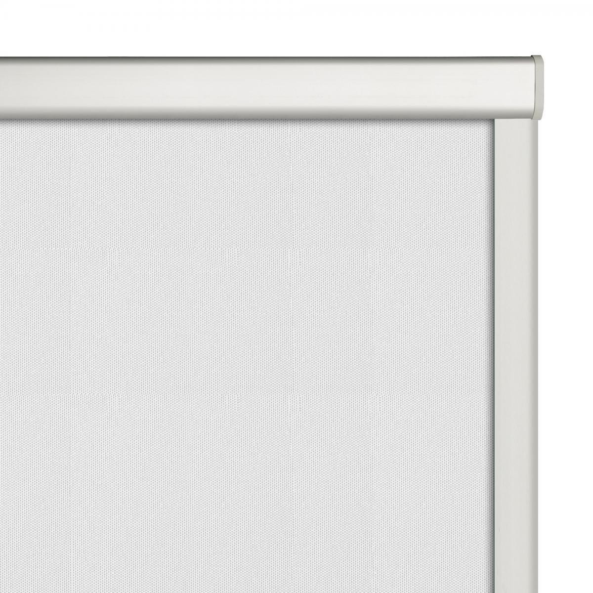 Bella Casa Dachfensterrollo Verdunklung, 136 x 77,5 cm (Höhe x Breite), weiß/silber