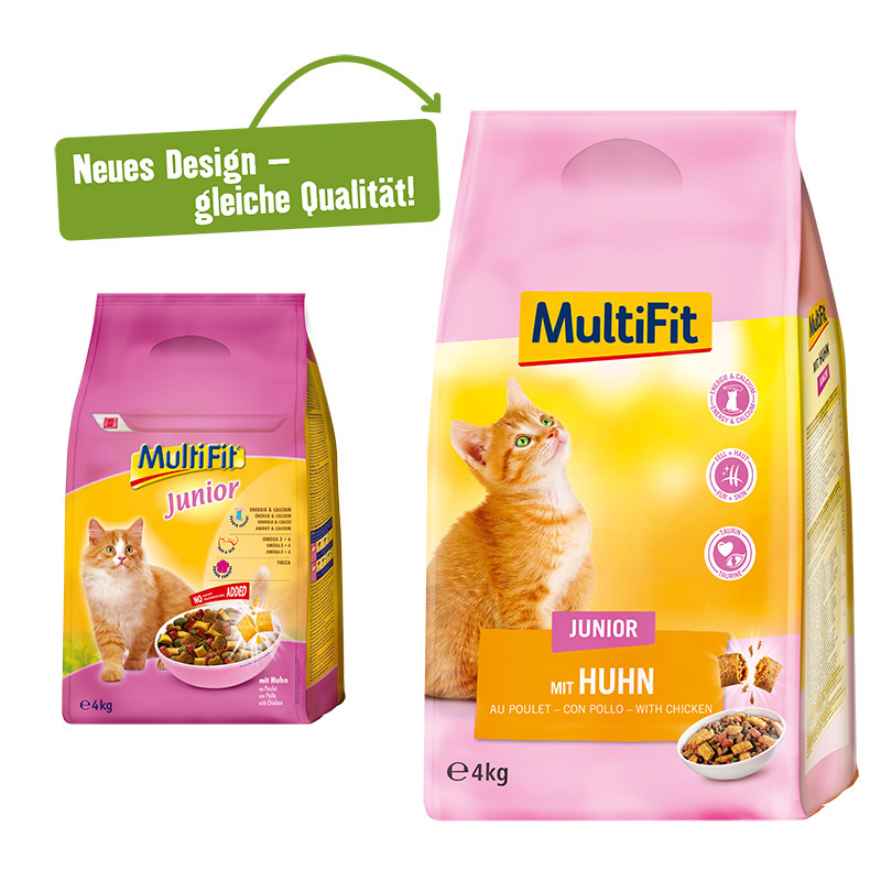 MultiFit Trockenfutter MultiFit Junior Trockenfutter Huhn 4 kg