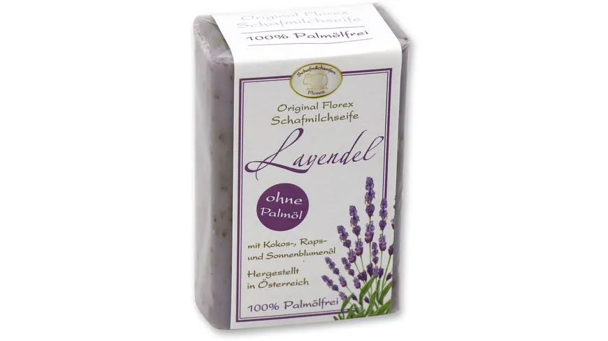 Florex Schafsmilchseife Lavendel Palmölfrei 100 g