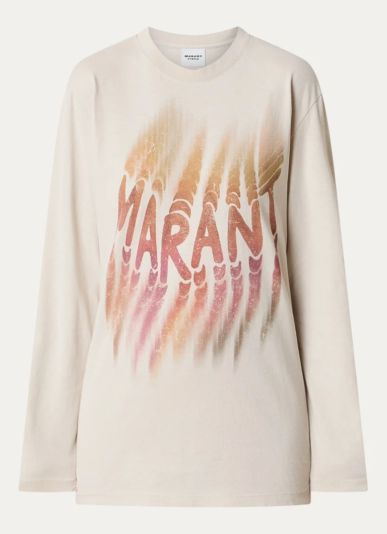 Isabel Marant Martine Langarmhemd mit Logoprint