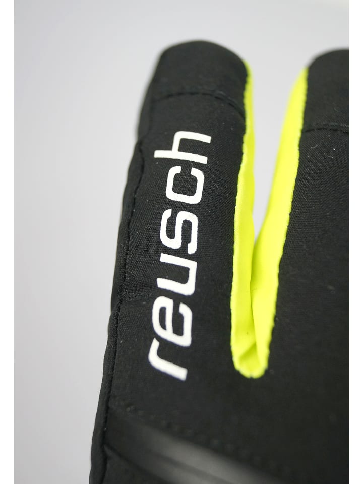 Reusch Fingerhandschuhe Travis GORE-TEX Junior in 7686 blck/blck mel/safety yell günstig kaufen