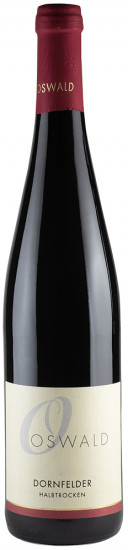 2016 Dornfelder halbtrocken - Weingut Oswald