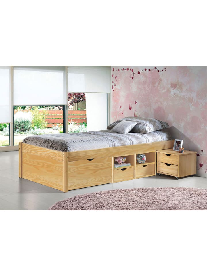 ebuy24 Bett Cluse Holz 209 x 96 cm günstig kaufen onesize