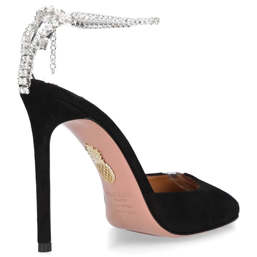 Aquazzura - Pumps ICE 105 Veloursleder - schwarz