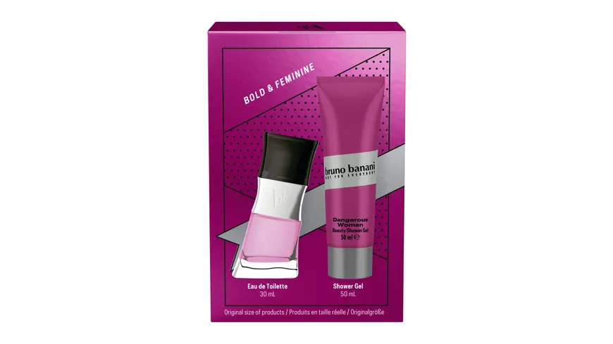 bruno banani Dangerous Woman Eau de Toilette + Duschgel Geschenkpackung
