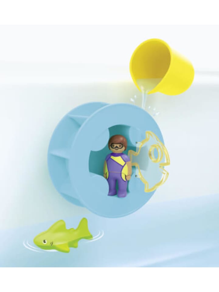 Playmobil Spielfigur Set Junior Aqua Wasserwirbelrad mit Babyhai, ab 12 Monate günstig kaufen onesize