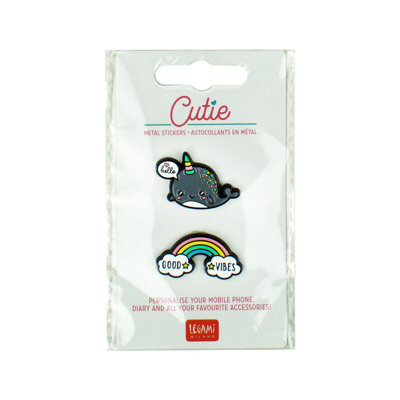 Juego de 2 pinzas metálicas - Cutie