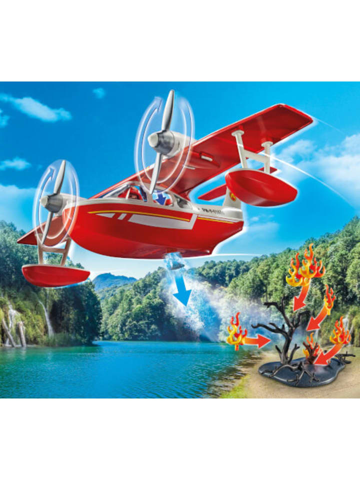 Playmobil Spielfigur Set Action Heroes Feuerwehrflugzeug mit Löschfunktion, 4-10 Jahre günstig kaufen onesize