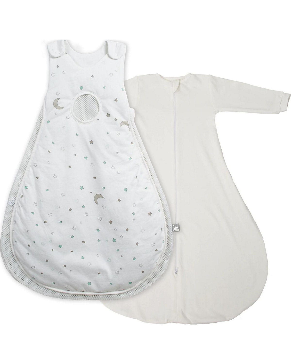 Babyschlafsack Air PLUS 'safe asleep' + Strampelsack, 2-tlg, 86/92 Sternenzauber